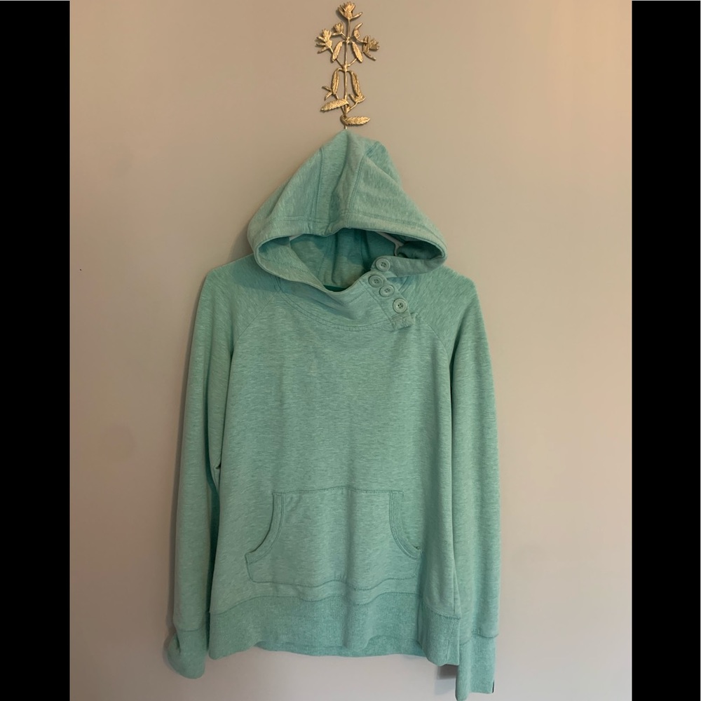 High neck hoody